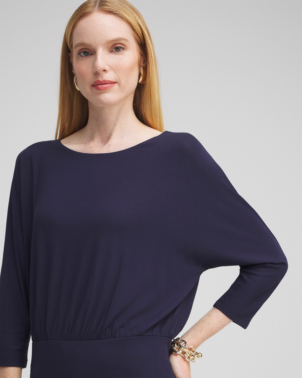 Touch of Cool&#8482; Banded Hem Top