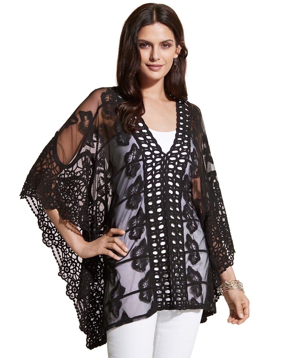 Lacey Lace Poncho