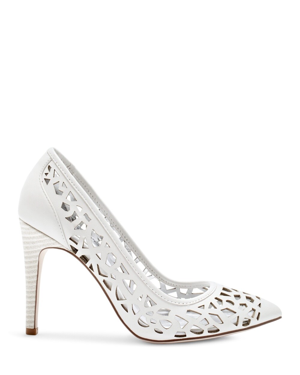 Tammie Perforated Leather Heels