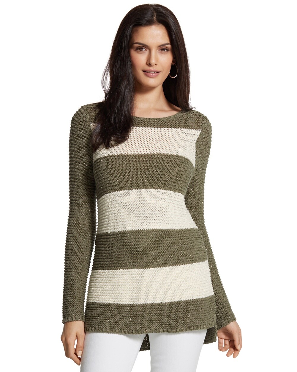 Horizontal Stripe Harley Pullover Sweater