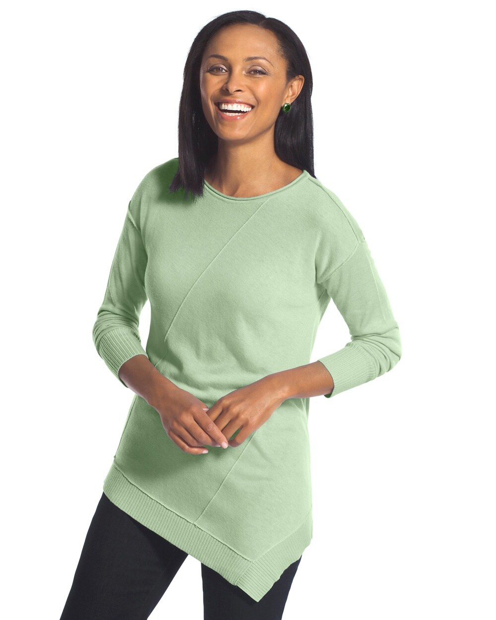 Seamed Sonya Pullover Sweater