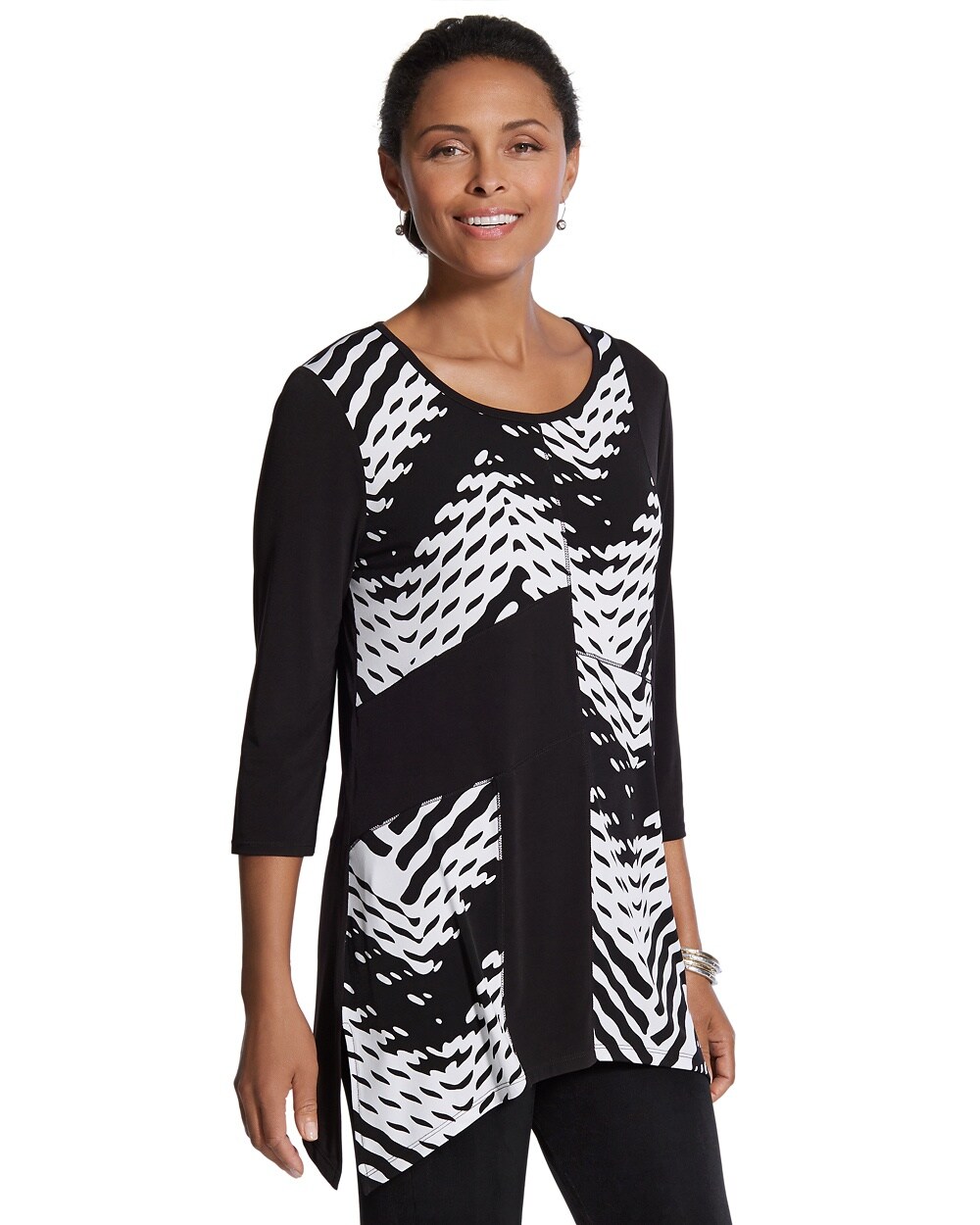 Travelers Classic Abstract Top
