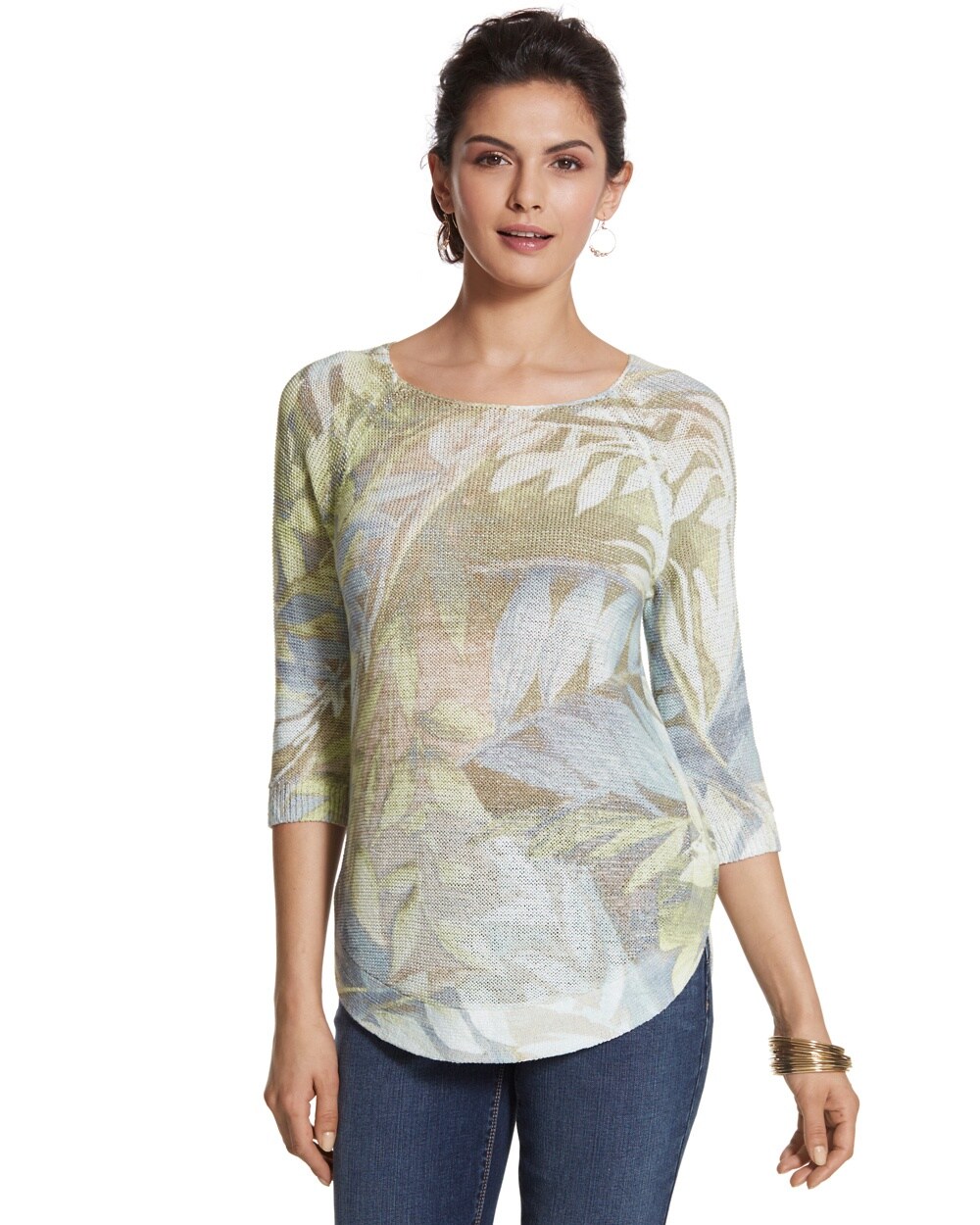 Tropic Texture Marianne Pullover Sweater