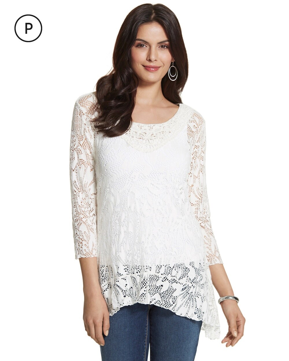 Petite Willow Lace Top