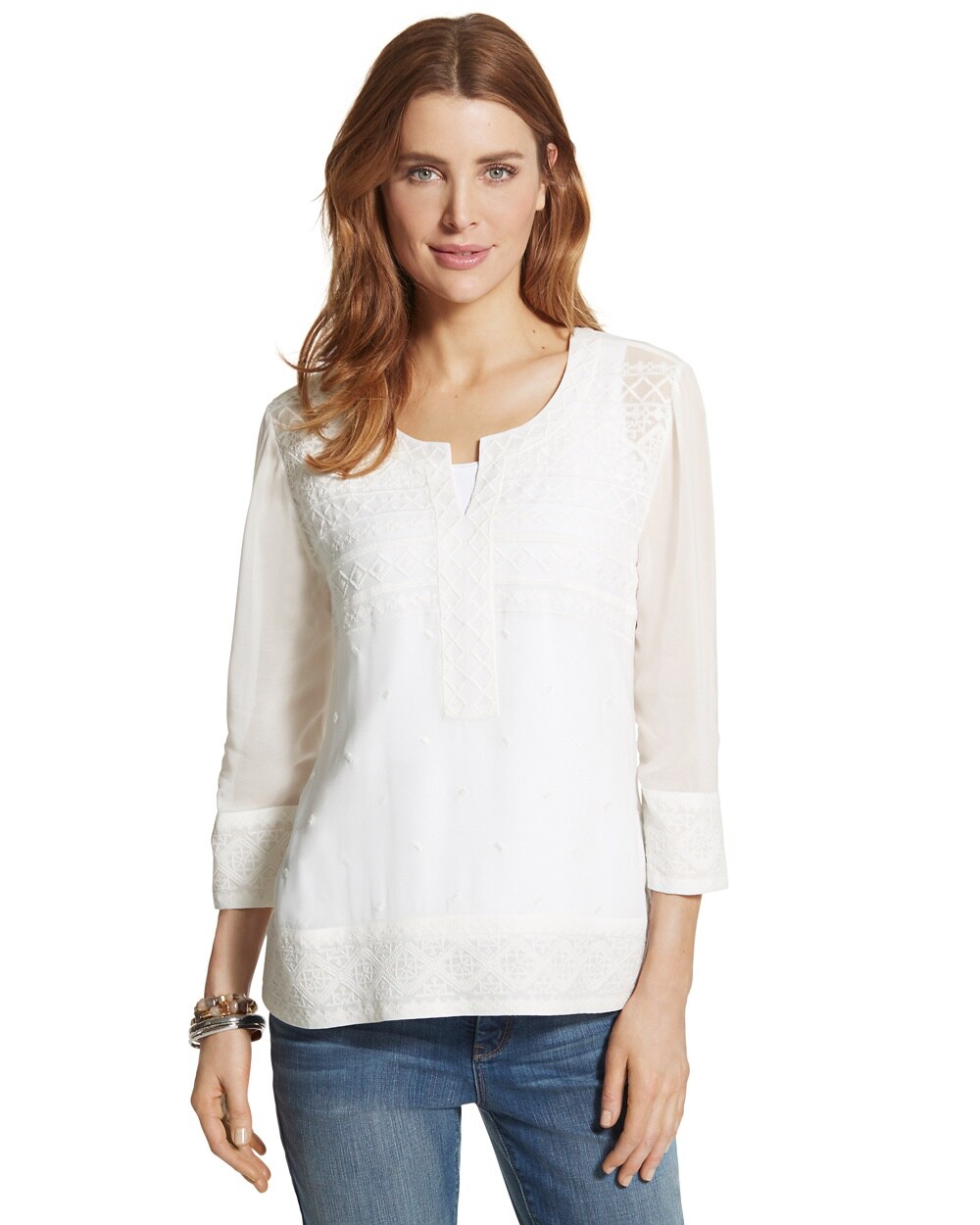 Gracey Embroidered Top