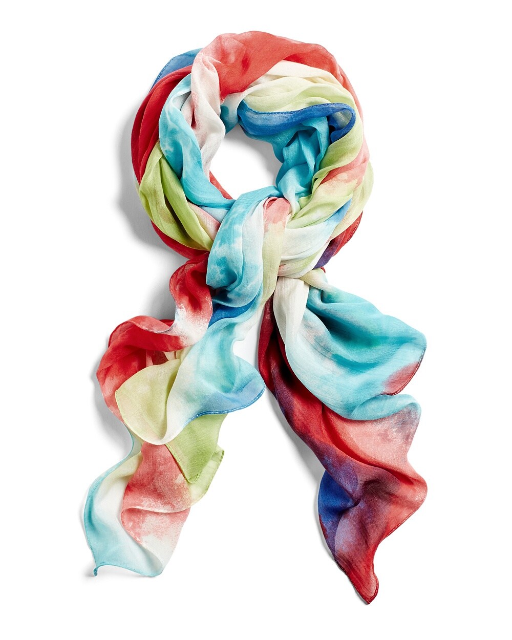 Washed Watercolor Scarf