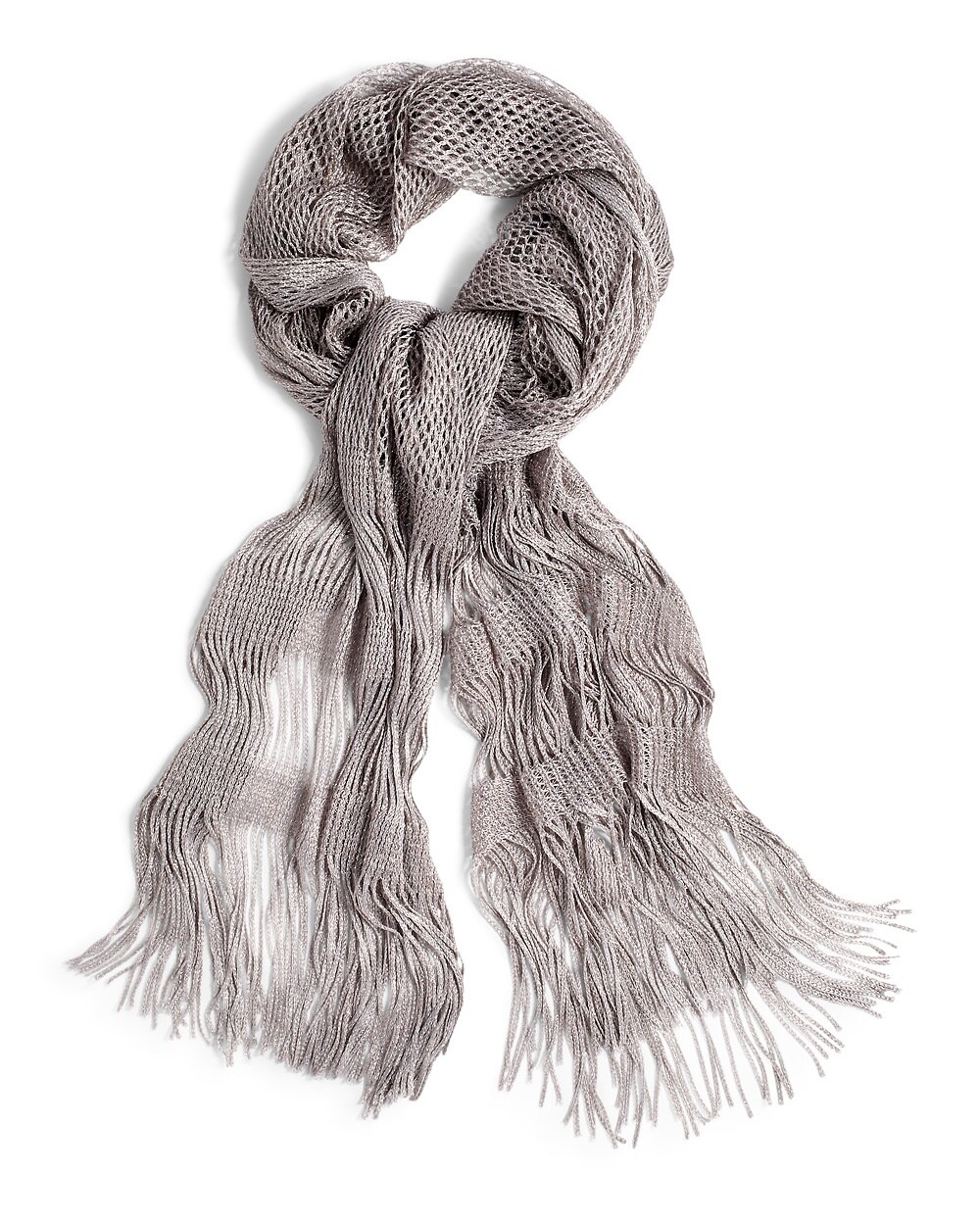 Shannon Shimmer Silver Scarf