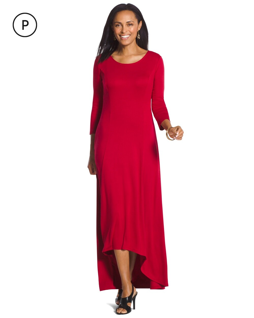 Petite Lilly High-Low Maxi Dress