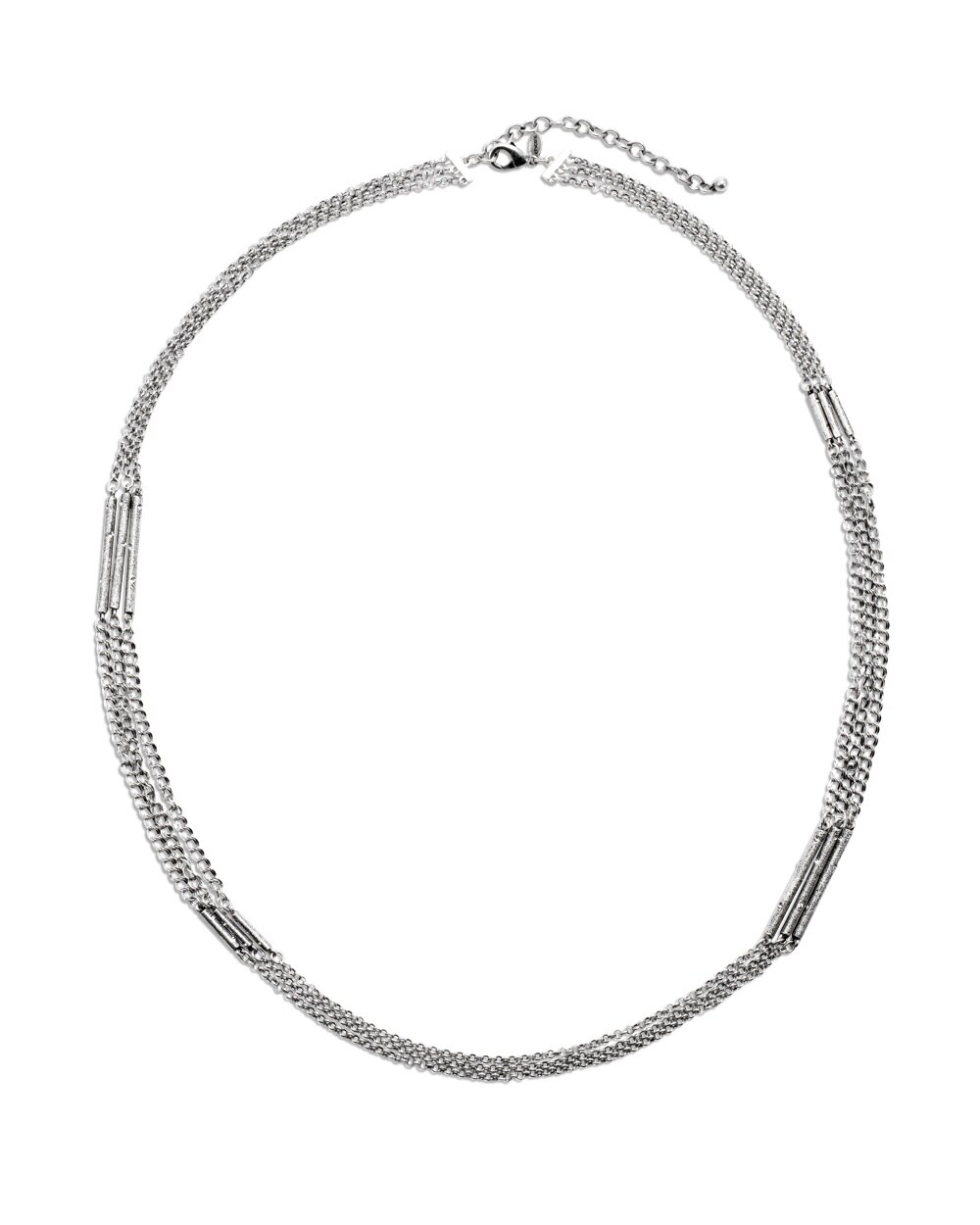Kellen Silver-Tone Multi-Strand Necklace