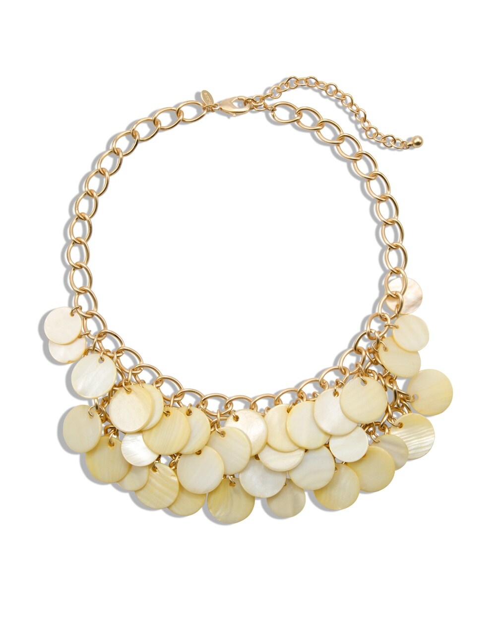 Penny Yellow Disc Necklace