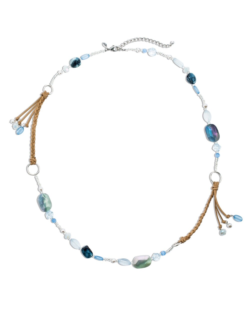 Louisa Long Blue Necklace