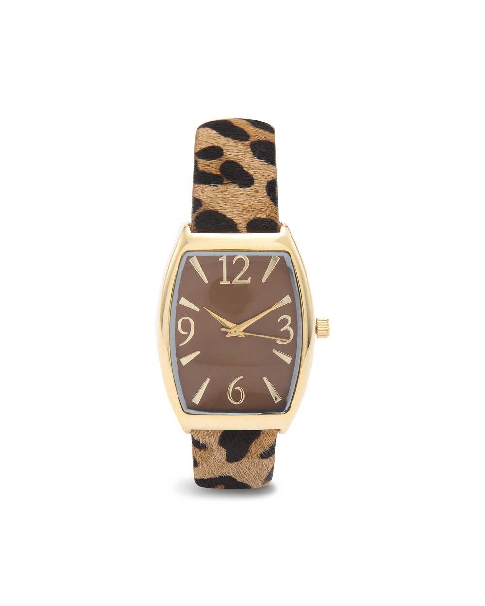 Mary Louise Leopard-Print Watch