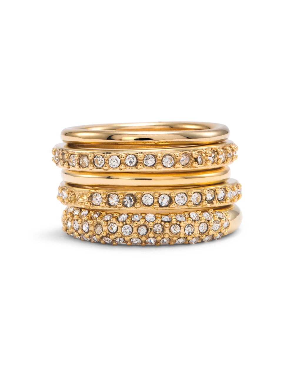 Perfect Pave Stack Rings