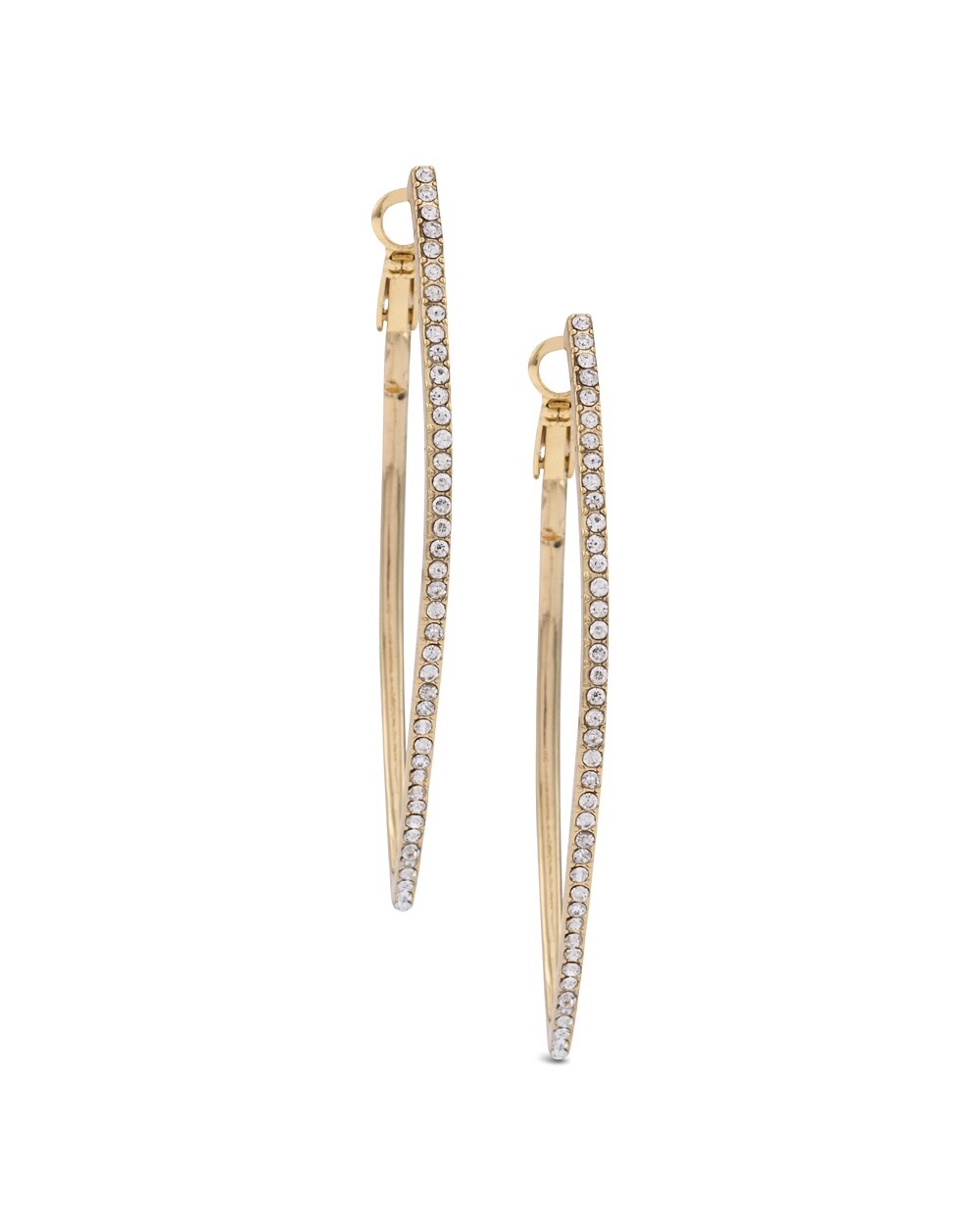 Mika Curved Linear Earrings