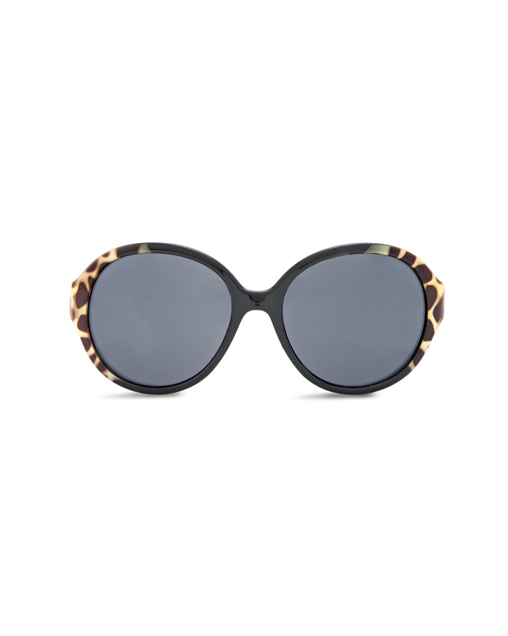 Tawny Leopard Black Sunglasses