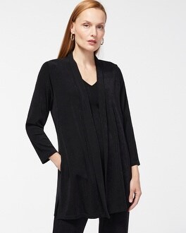 Travelers Classic Long Knit Jacket - Chico's