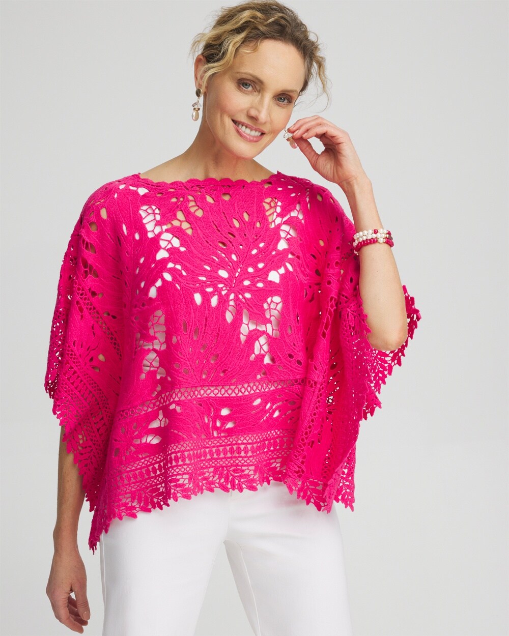 Lace Crochet Poncho