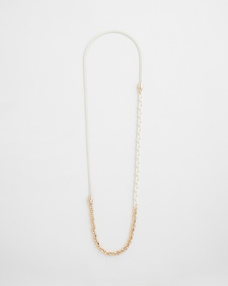 Shop Chico's Magneticmix White Multistrand Necklace |