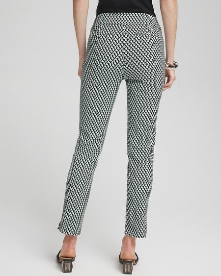 Shop Chico's Brigitte Dot Grid Ankle Pants In Black Size 0/2 |