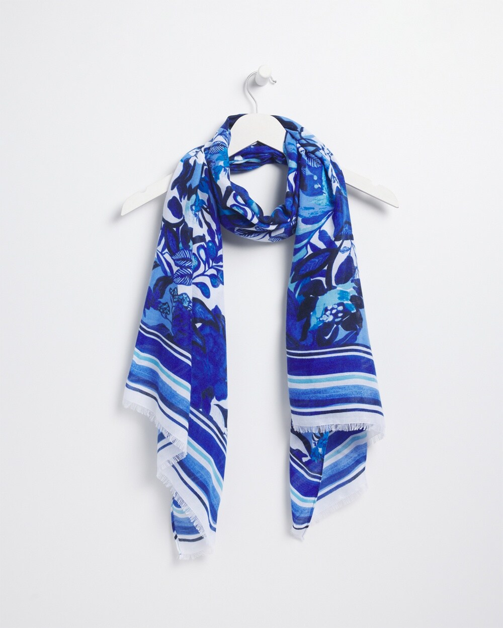 Cool Floral Oblong Scarf