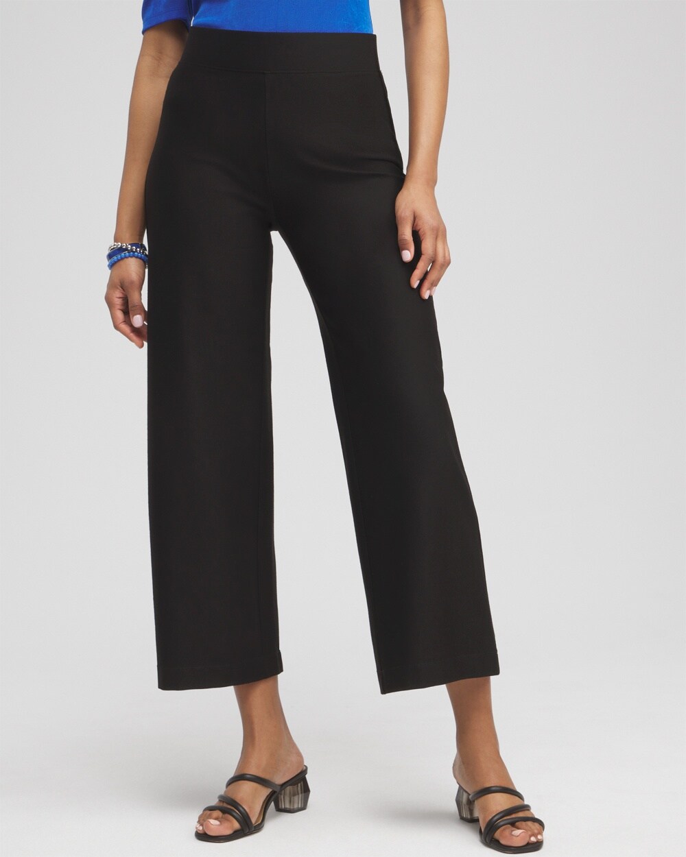 Travelers&#8482; Collection Crepe Cropped Pants