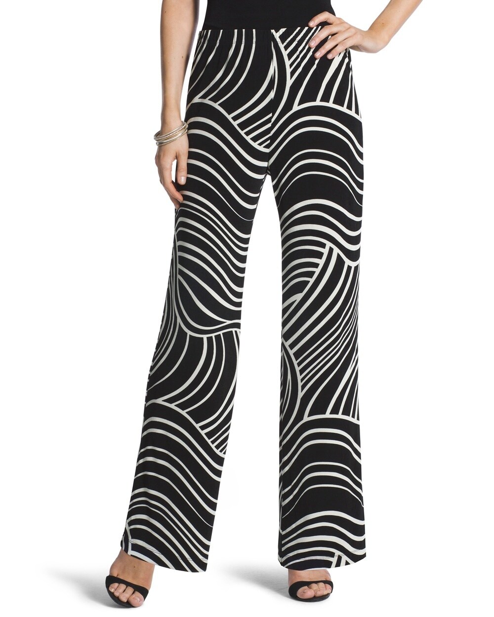 Travelers Classic Black-and-White Pants