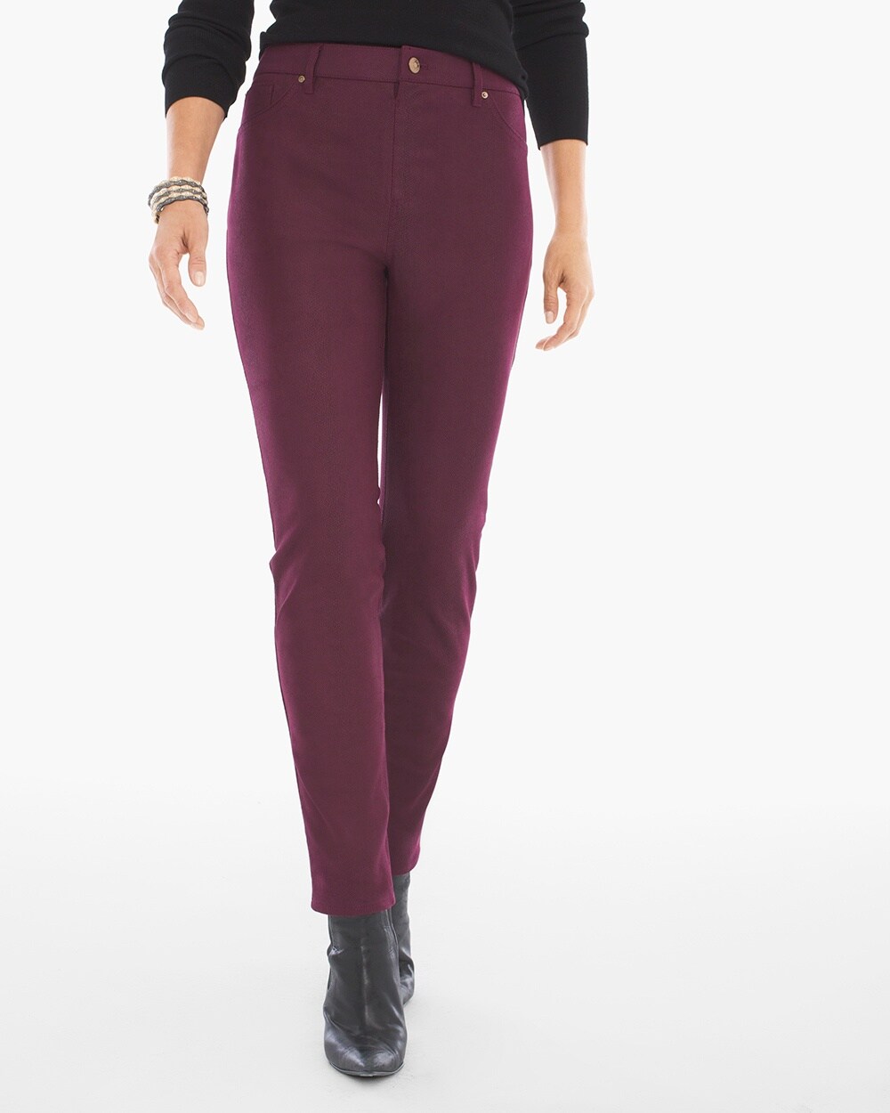 Faux-Suede Knit Pants in Monrovia
