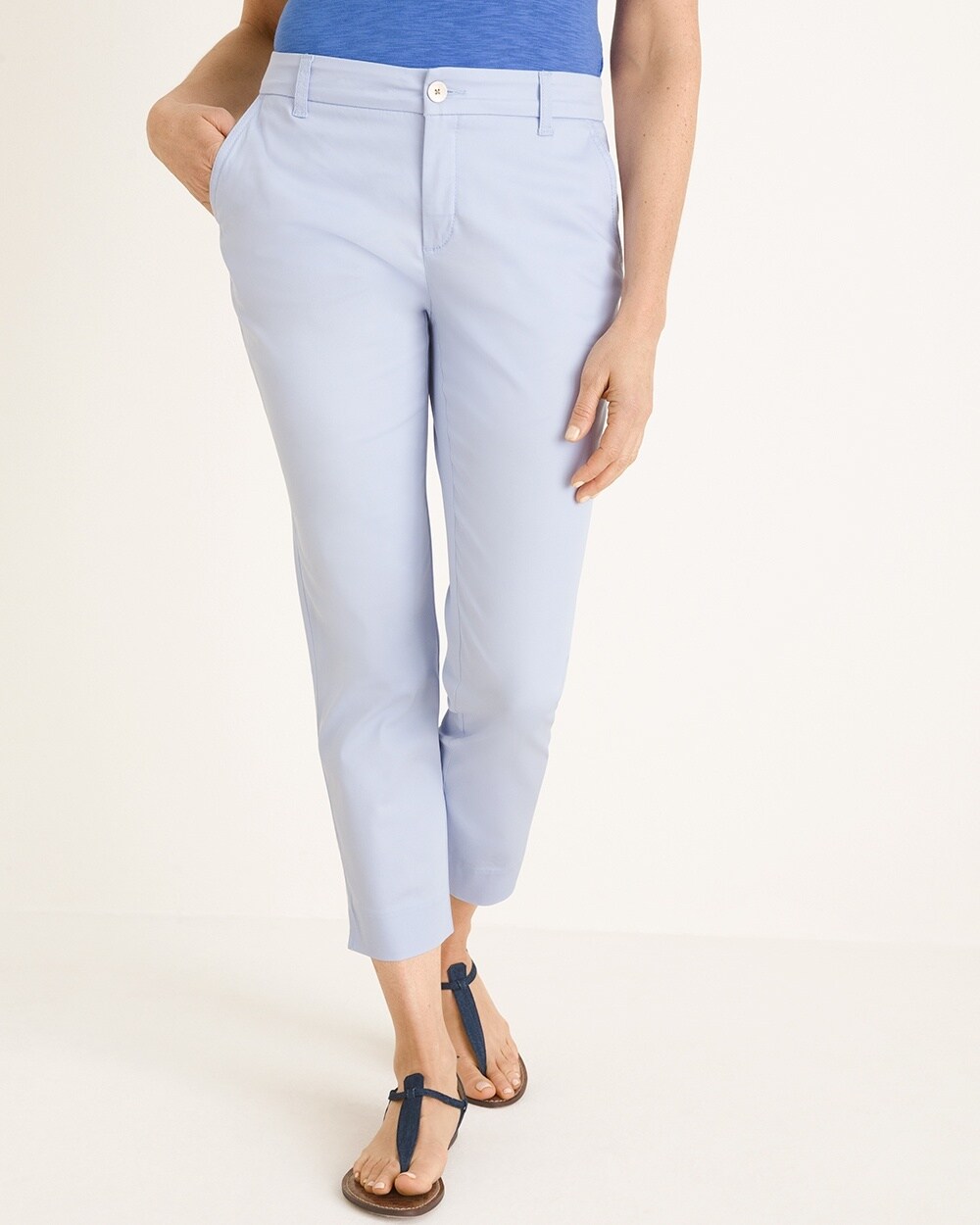 Polished Chino Ankle Pants
