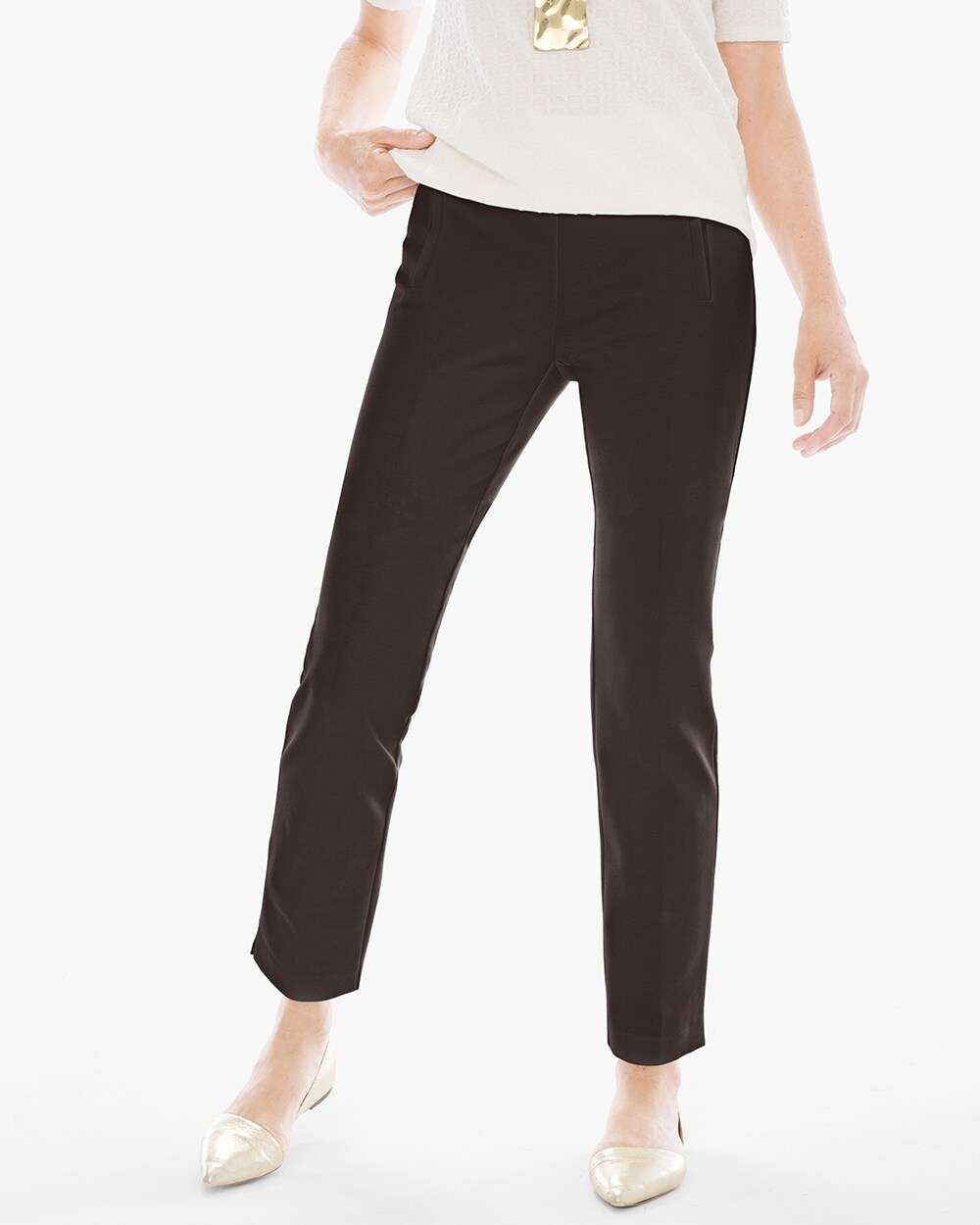 Juliet Ankle Pants in Cocoa Bean