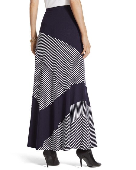 Pieced Striped Maxi Skirt - Chico's