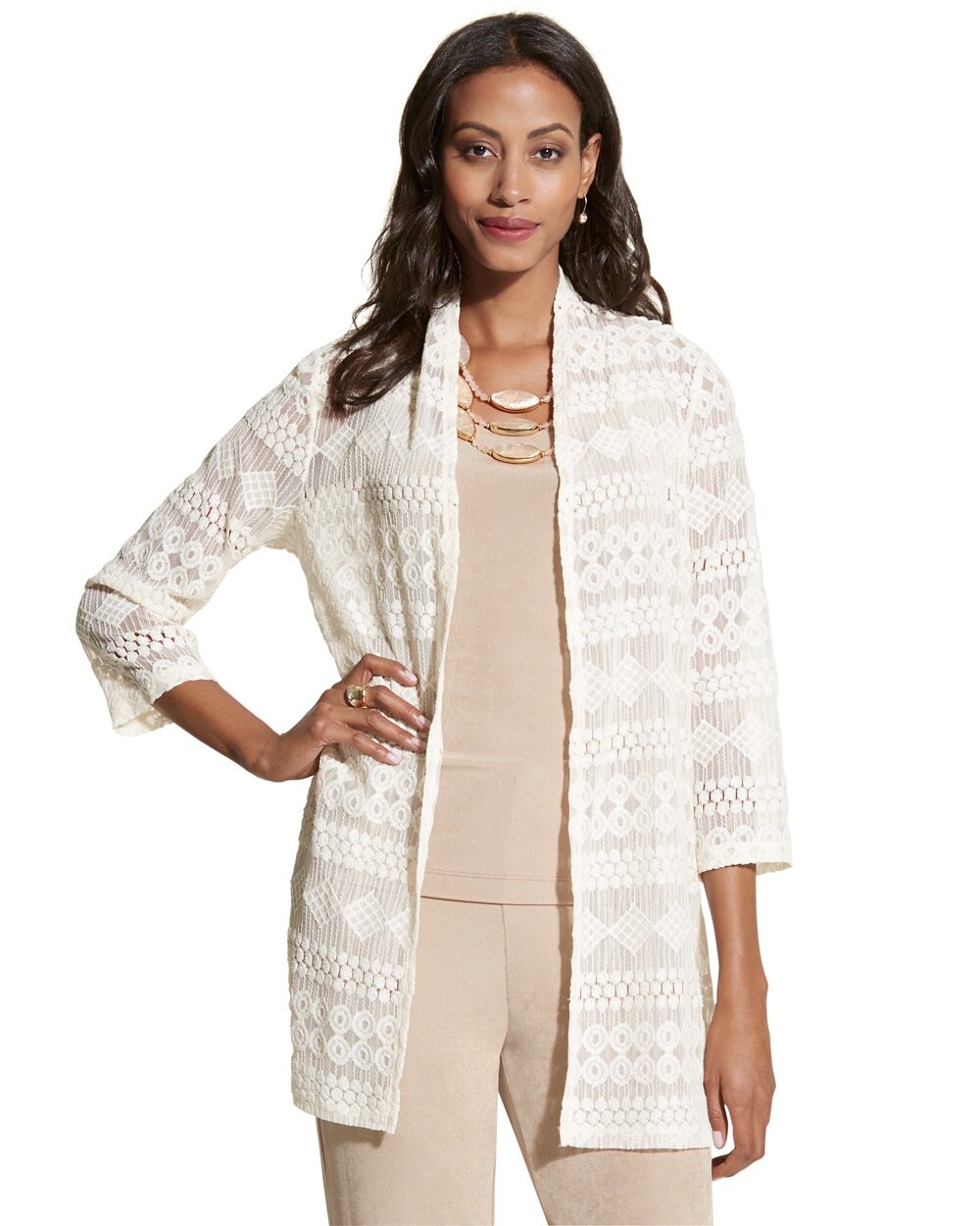 Travelers Collection Lace Jacket