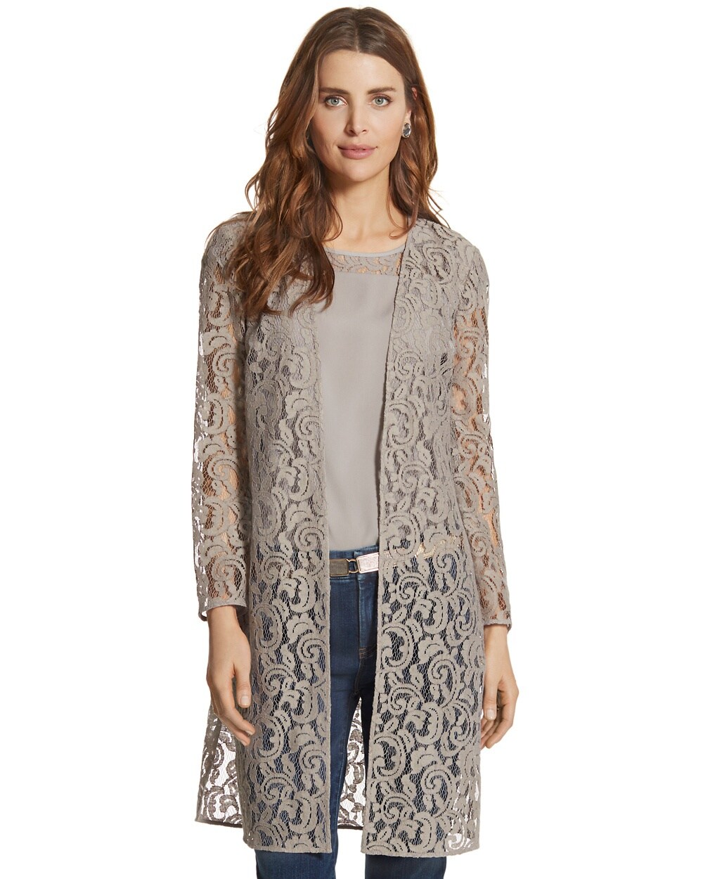 Exquisite Lace Duster Jacket - Chico's
