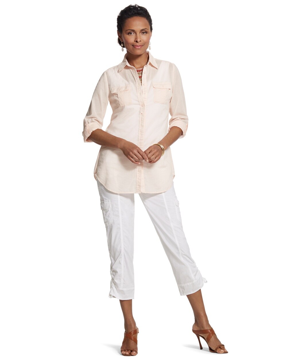 Celia Relaxed Cotton Shirt - Chico's