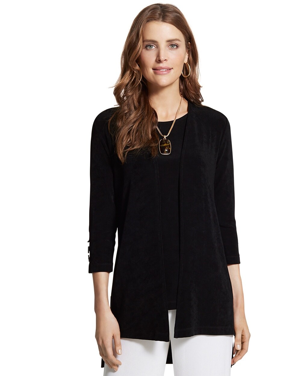Travelers Classic Button-Sleeve Jacket
