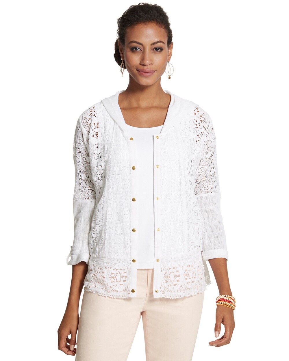 Lace Hooded Jacket - Chico's
