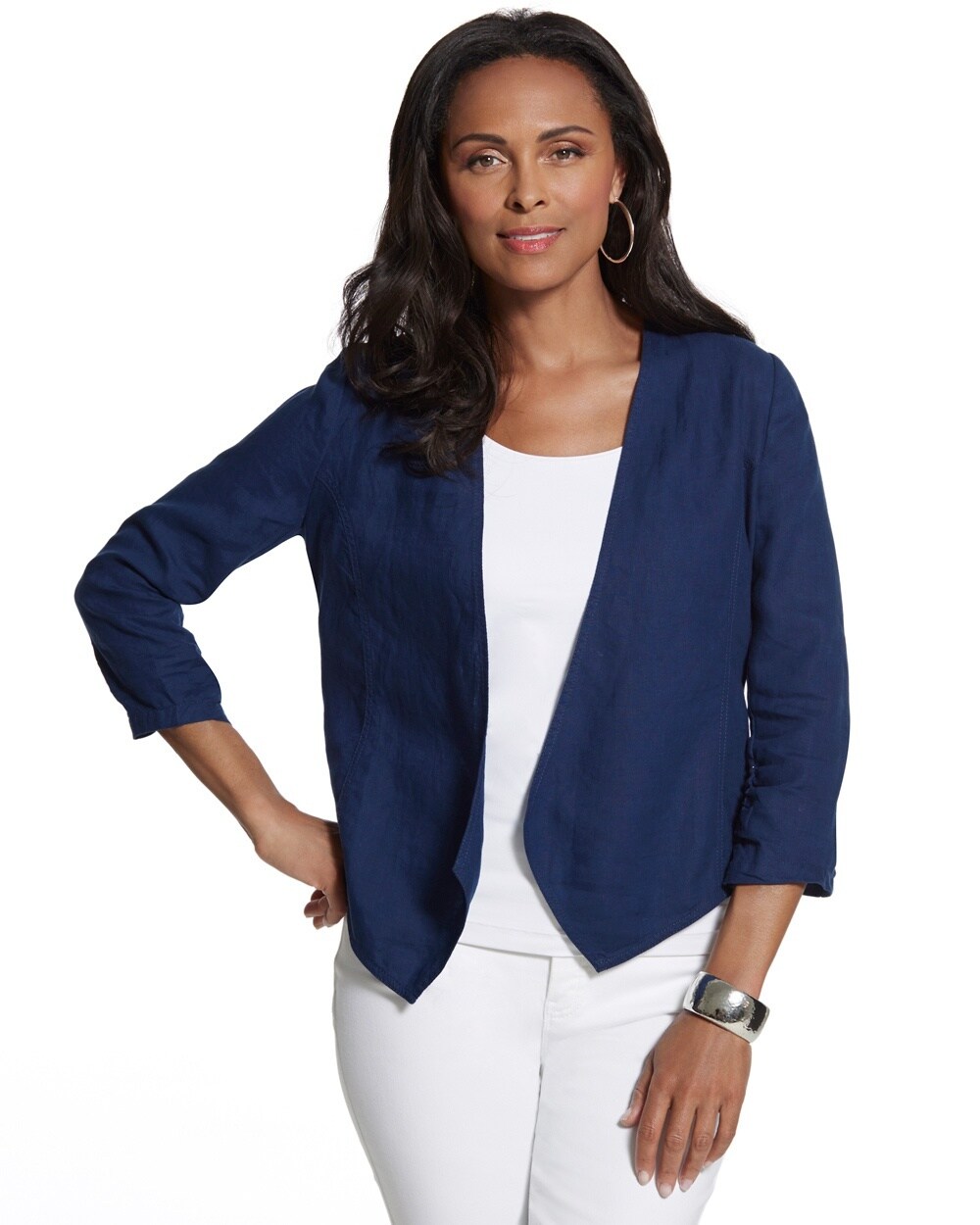 Linen and Lace Jacket - Chico's