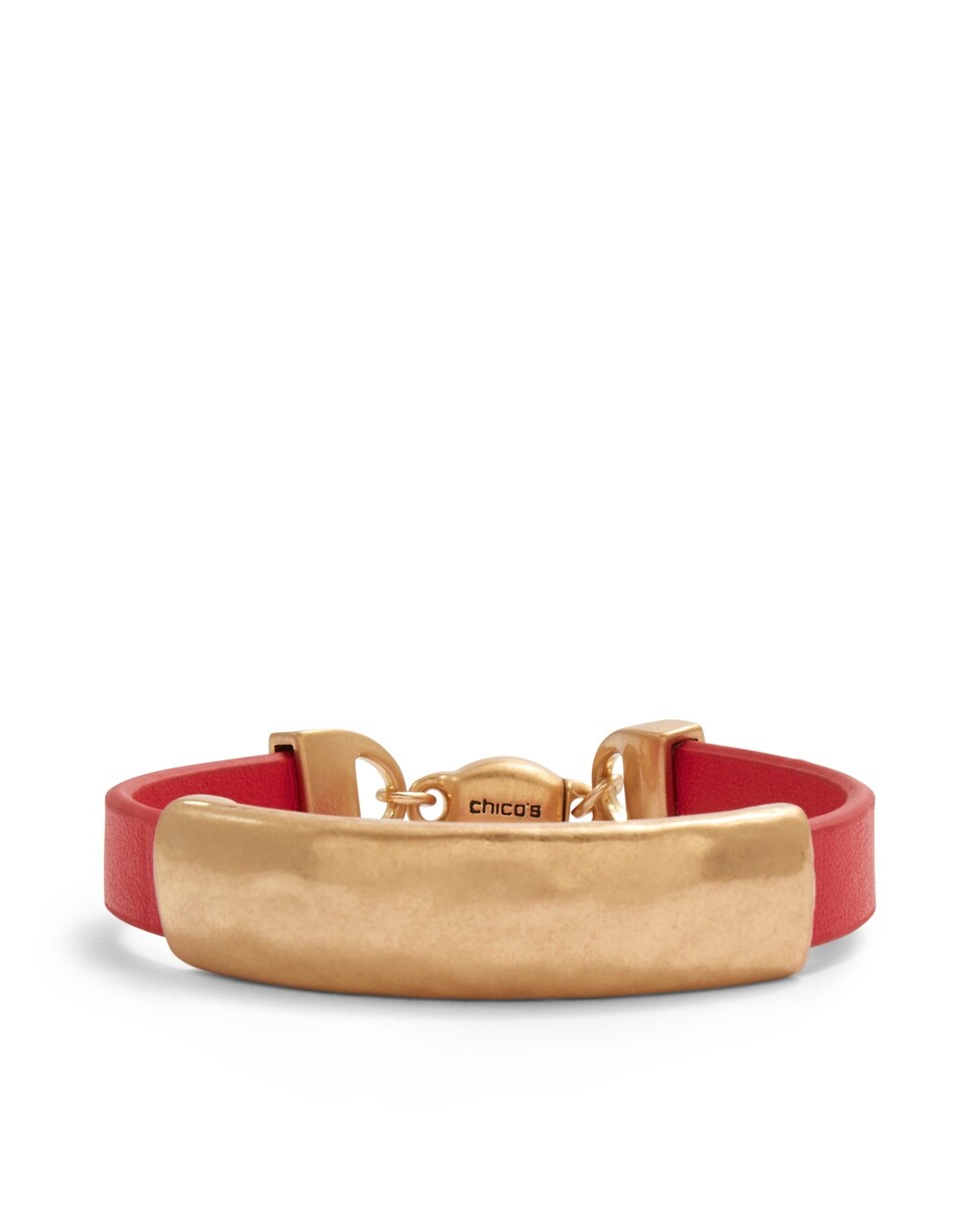 Jayla Red Leather Bracelet