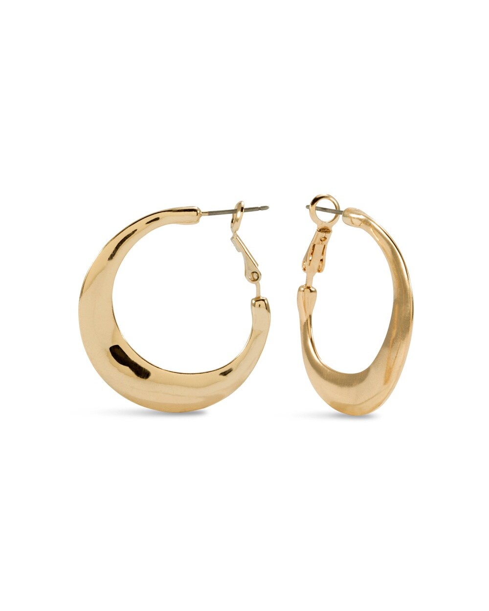 Candi Gold-Tone Hoop Earrings