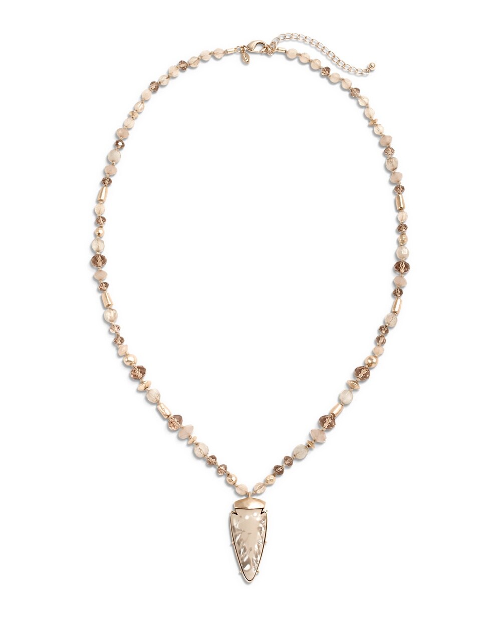 Aisha Long Pendant Necklace