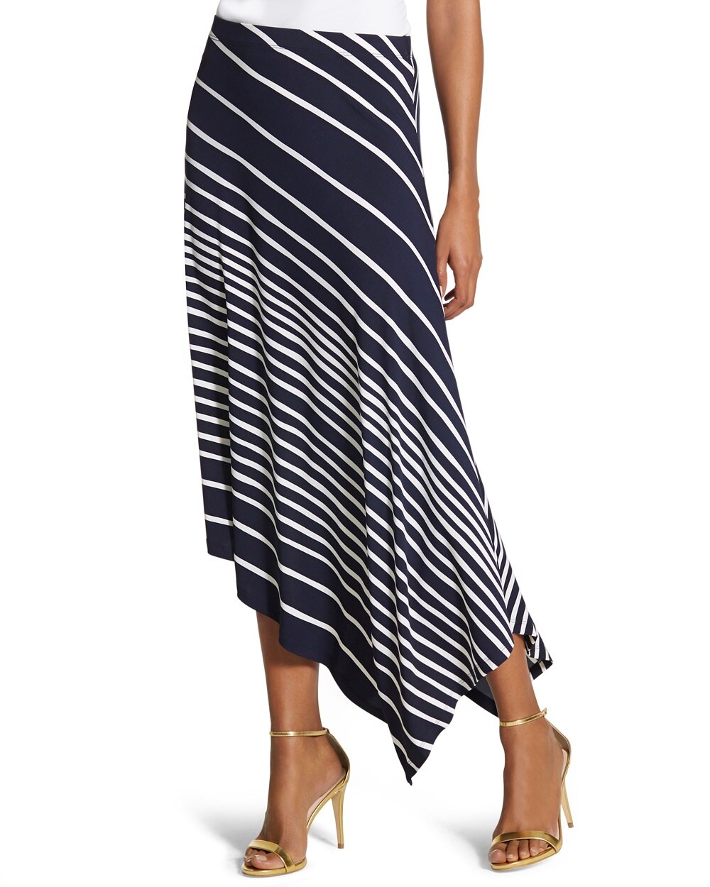 Knit Kit Striped Midi Skirt video preview image, click to start video