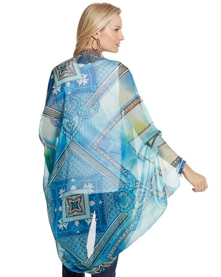Jackie Tile Cocoon Wrap - Chicos