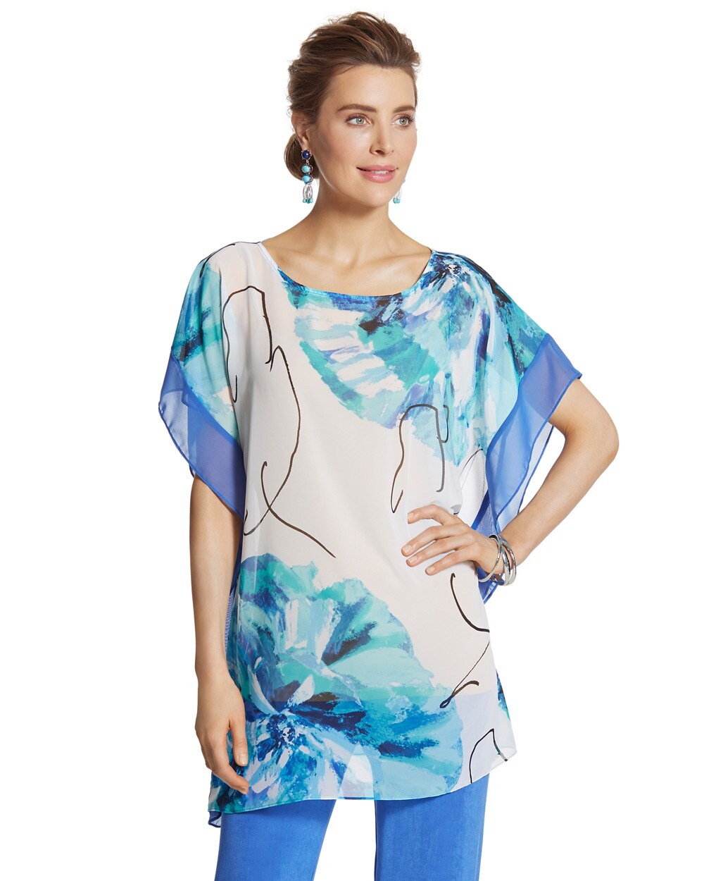 Travelers Collection Floral Top