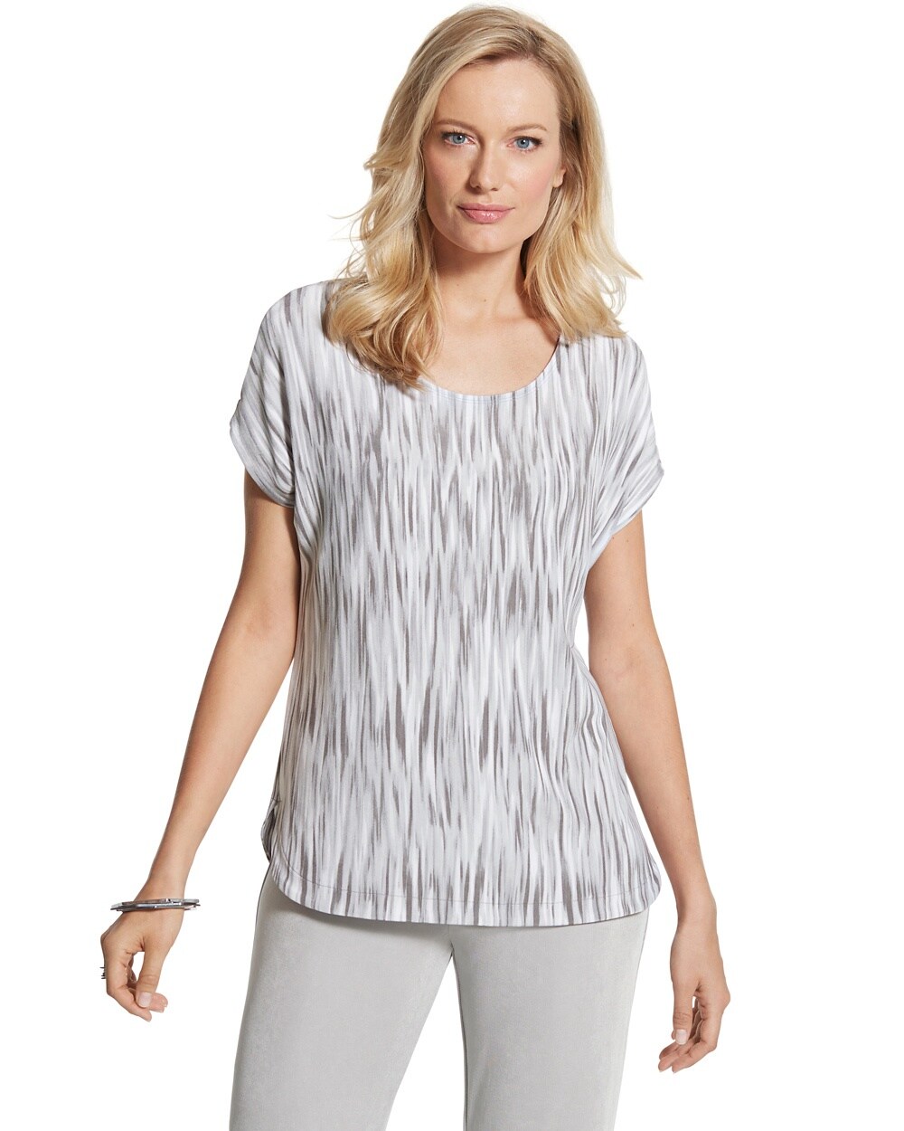 Travelers Classic Painterly Ikat Top