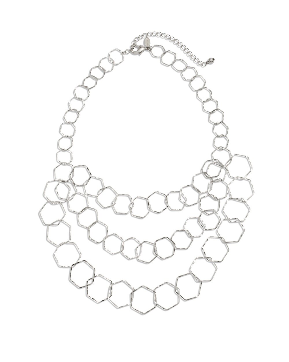 Tracy Hexagon-Link Necklace