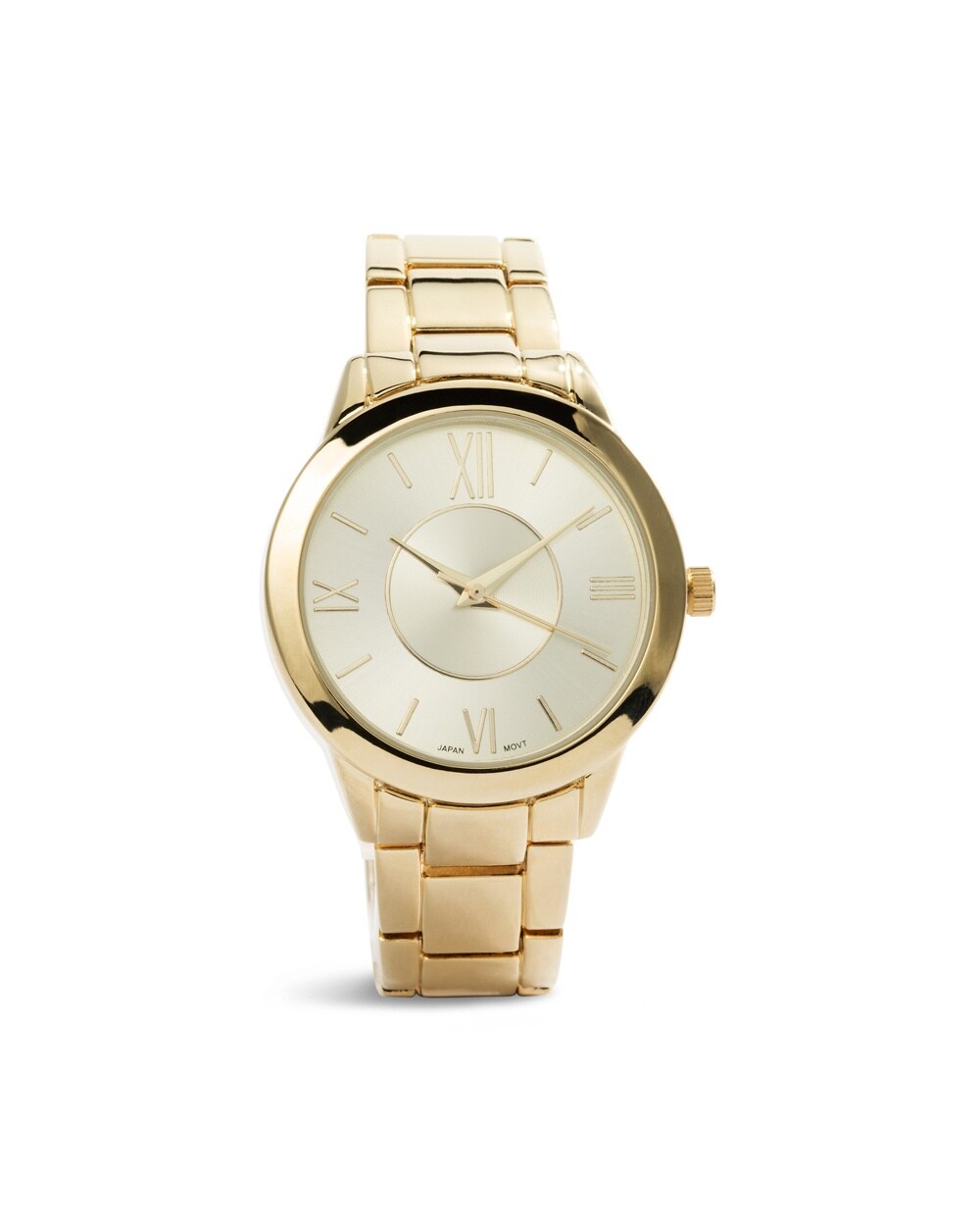 Yara Gold-Tone Roman Numeral Watch