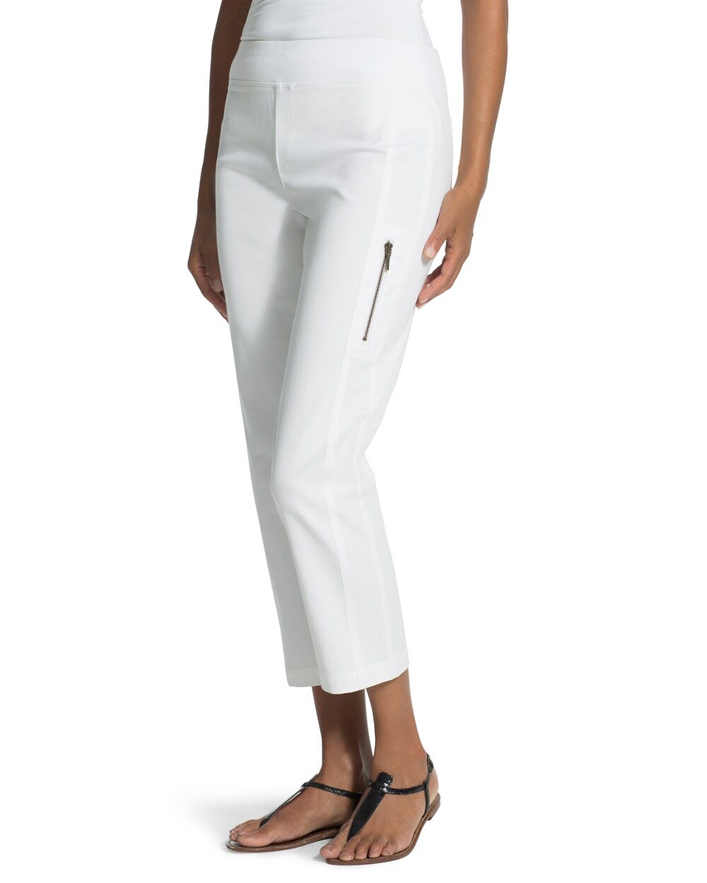 Zenergy Crop Pants in White