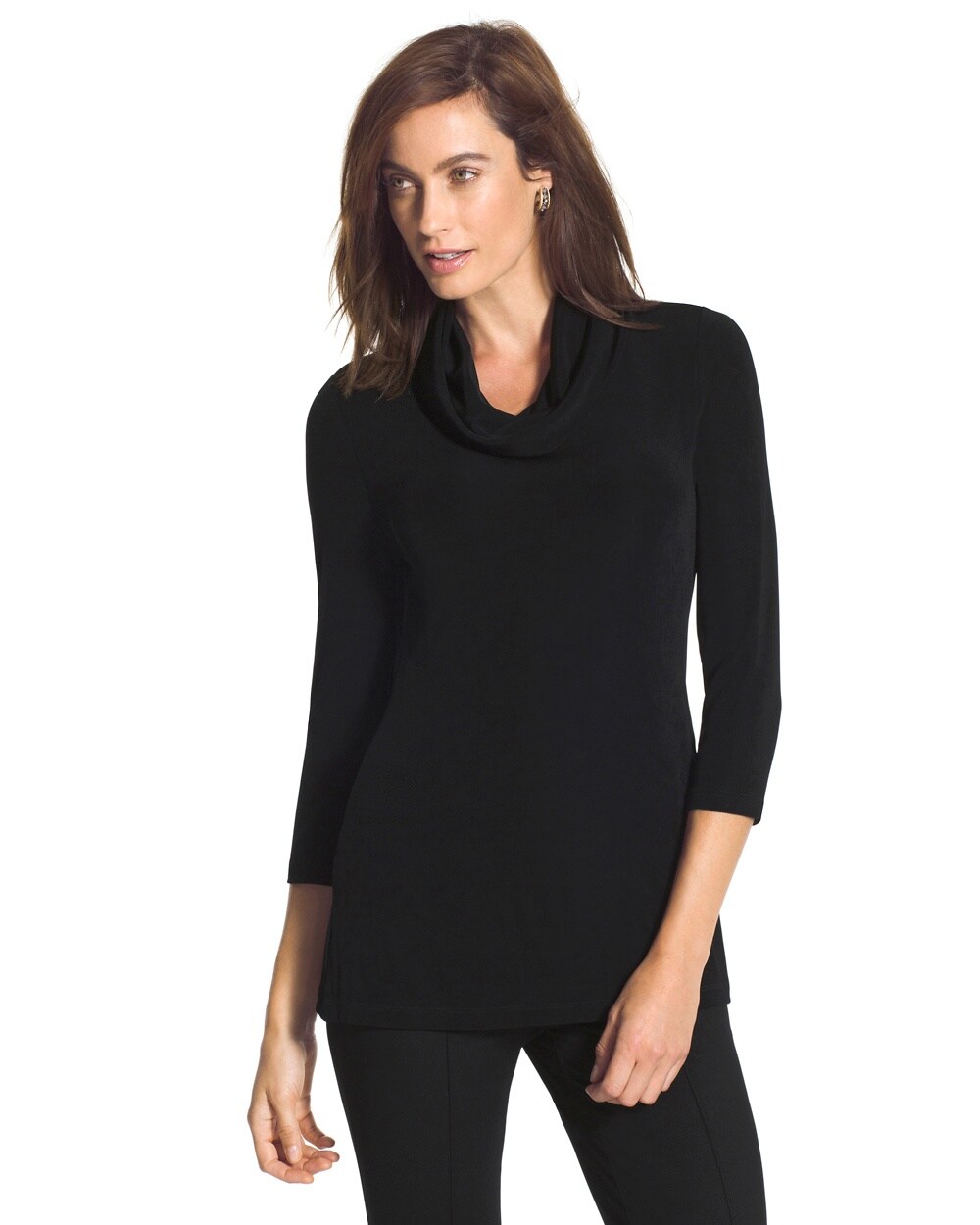 Travelers Classic Cowlneck Top