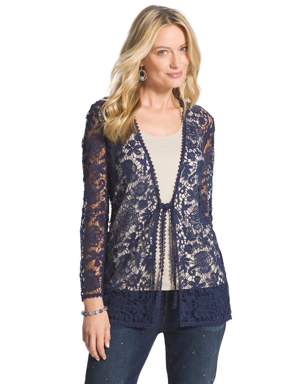 Crocheted Lace Jacket