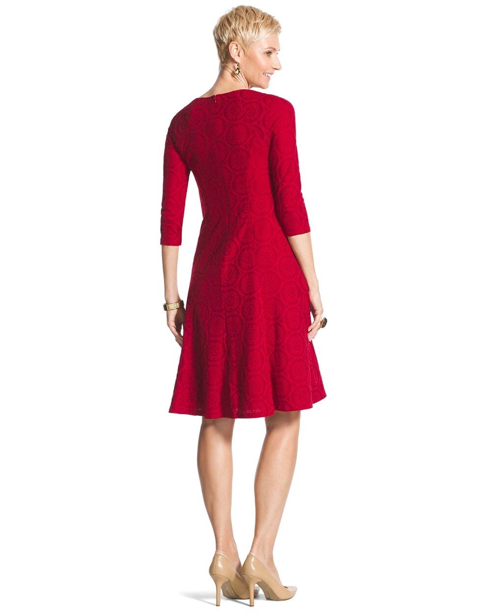 Medallion Red Dress - Chicos