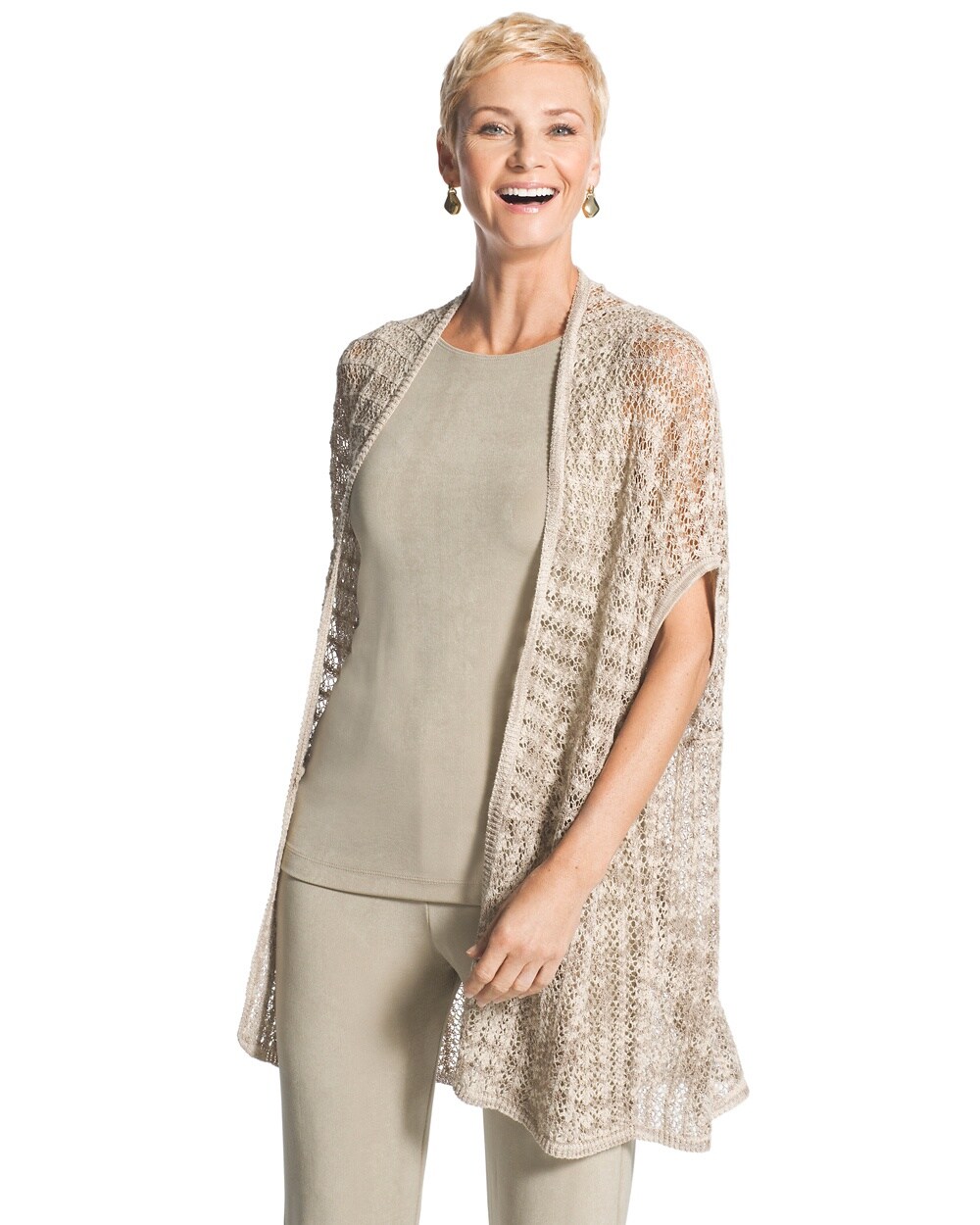 Travelers Collection Textured Cardigan